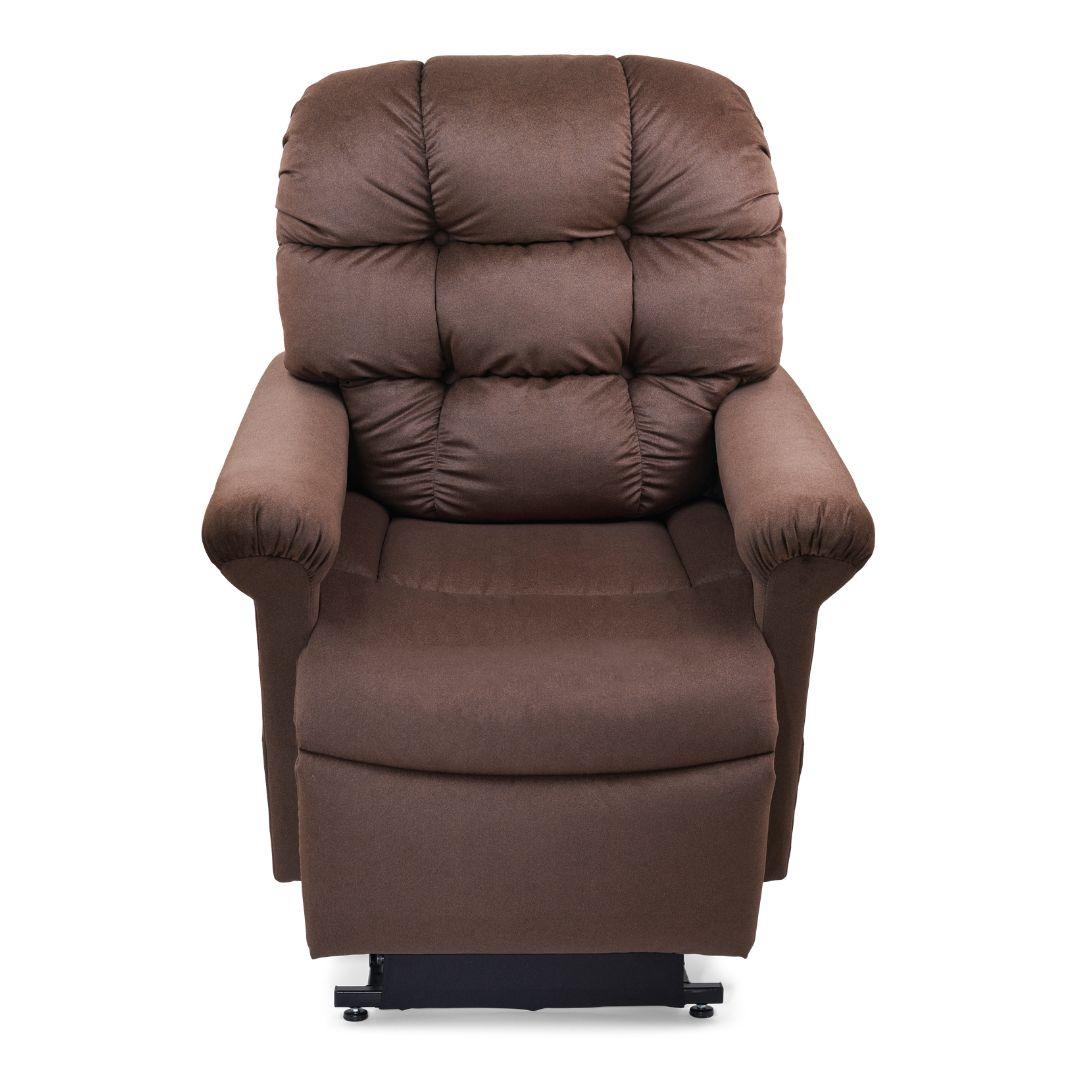 The Cloud lift chair recliner lifted position
