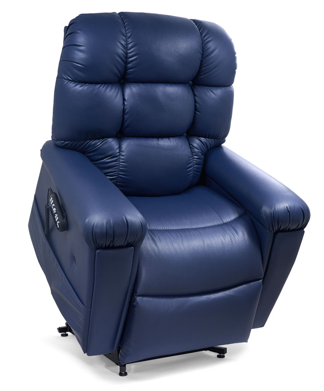 The Twilight lift chair recliner in lifted position