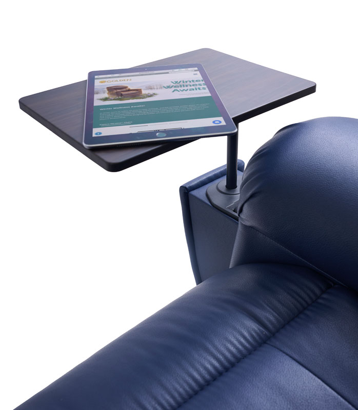 The Twilight lift chair recliner tray table